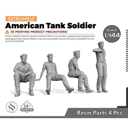 SSMODEL SSTR144913 1/144 Model Upgrade Parts American Tank Soldier
