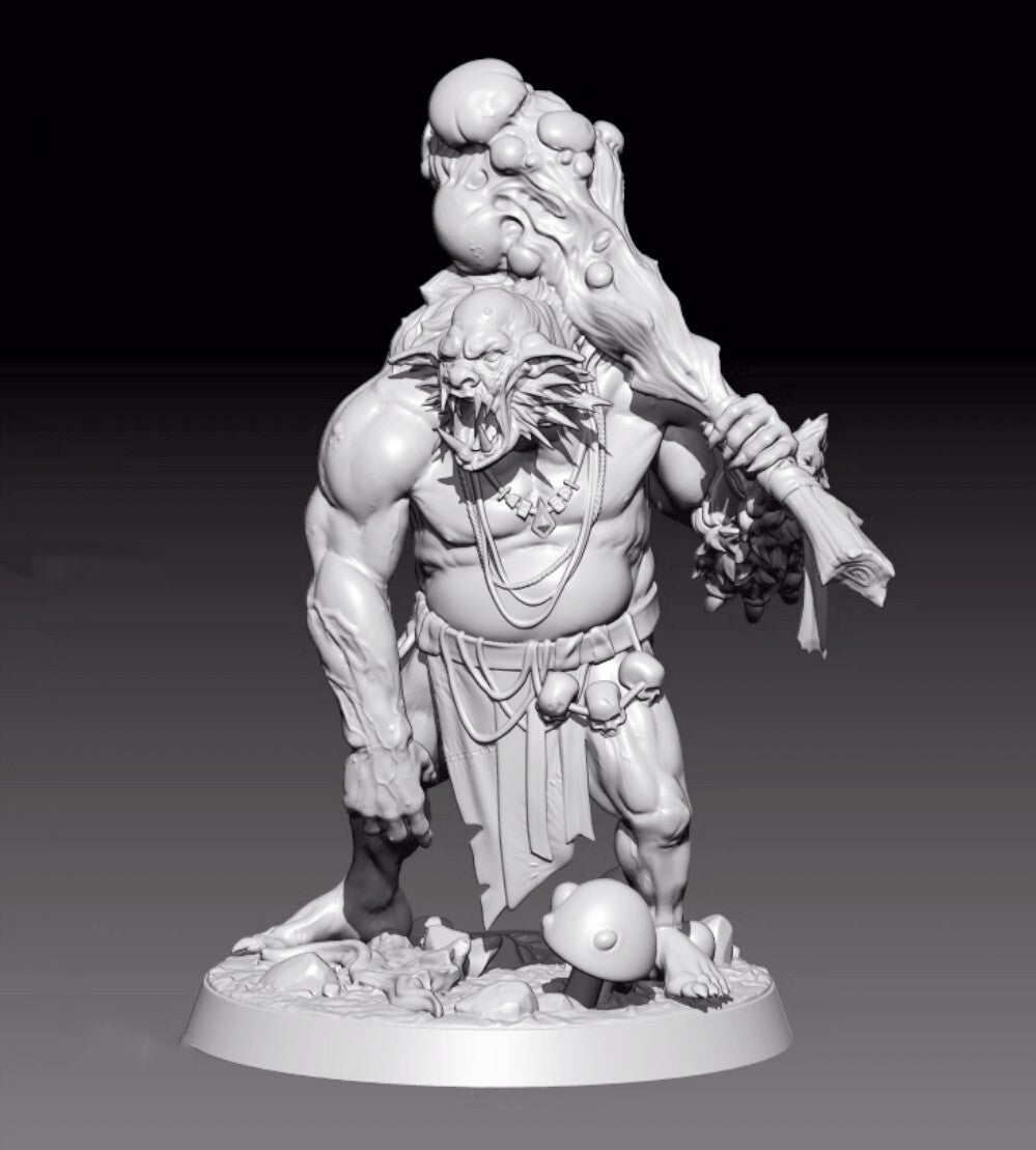 1/18 resin figures model Fantasy Orc Warrior Unassembled unpainted