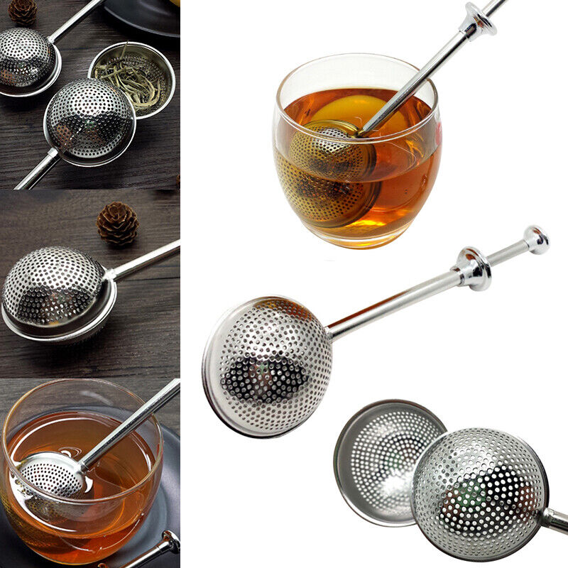 Stainless Steel Tea Infuser Leaf Strainer Herbal Mesh Loose Filter Diffuser New