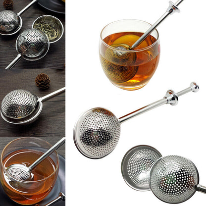 Stainless Steel Tea Infuser Leaf Strainer Herbal Mesh Loose Filter Diffuser New