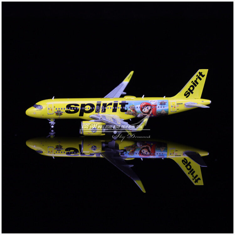 1:400 JC Wings Spirit Airbus A320neo Passenger Airplane Diecast Aircraft Model