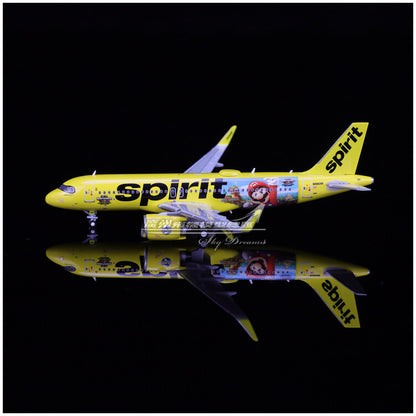 1:400 JC Wings Spirit Airbus A320neo Passenger Airplane Diecast Aircraft Model