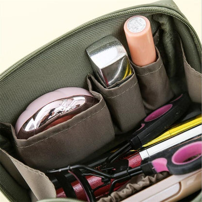 Women Waterproof Cosmetic Bag Makeup Pouch Toiletry Bag Organizer Case 14*10*7cm
