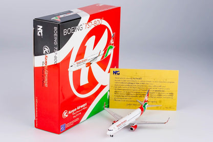 1:400 NG Model Kenya Airways BOEING 737-800 Passenger Aircraft Diecast Model
