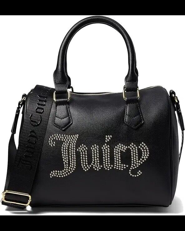 Juicy Couture Black Obsession Satchel Women Crossbody Bag Gift