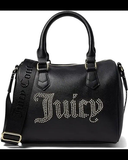 Juicy Couture Black Obsession Satchel Women Crossbody Bag Gift