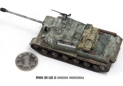 1/72 Su 122 tank destroyer Model ISU-122S 23