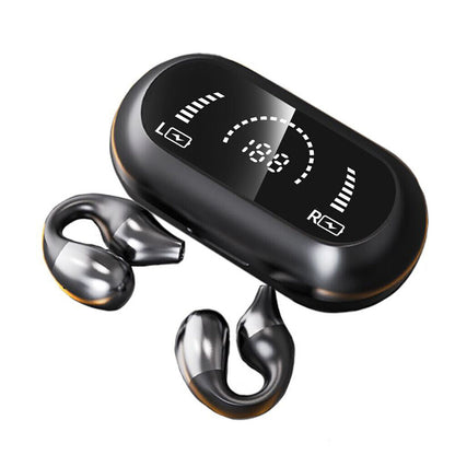 Bone Conduction Ear-hook Bluetooth 5.2 Headset Wireless Earphones Stereo Earbuds