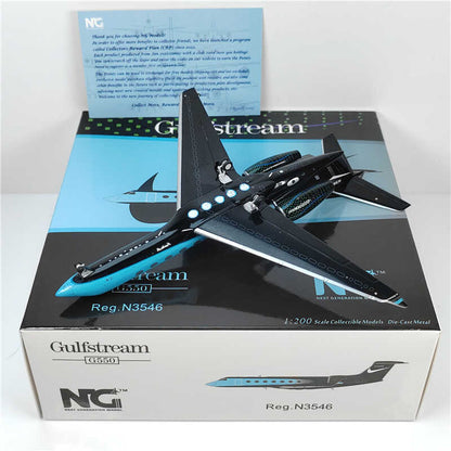 1:200 NG Model Gulfstream G550 Passenger Airplane Diecast Aircraft Model