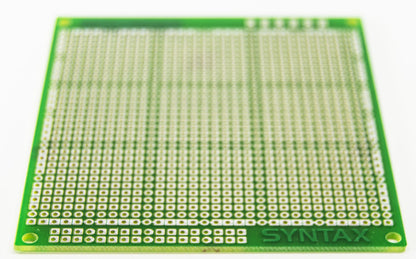 3¾" x 3⅜" Prototyping Board, 0.042" Diameter Holes on 0.1" Grid (PC462903)