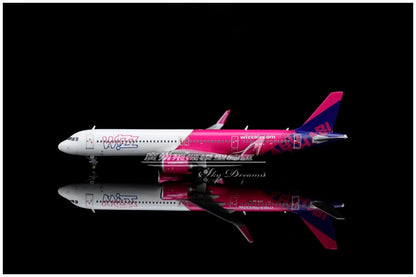 1:400 JC Wings Wizz Air AIRBUS A321neo Passenger Airplane Diecast Aircraft Model