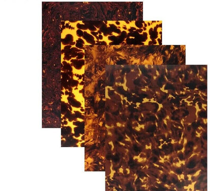 Acoustic Guitar Pickguard Material Self Adhesive Tortoise Plate Sheet 29x19x.6cm