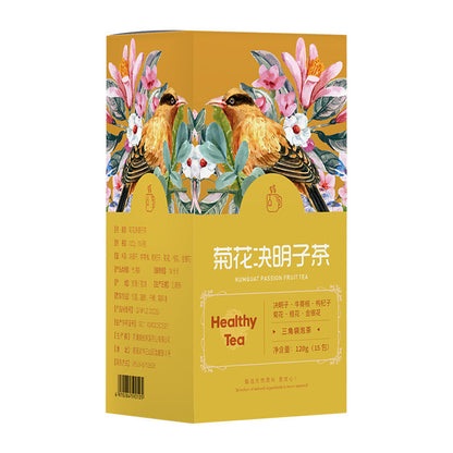 Herbal Tea Bag Chrysanthemum Cassia Seed Burdock Honeysuckle Natural Blend