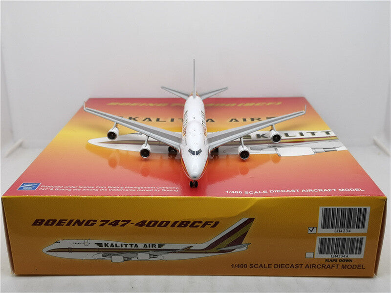 JC Wings KALITTA AIR For Boeing B747-400F N742CK 1/400 Aircraft Pre-built Model