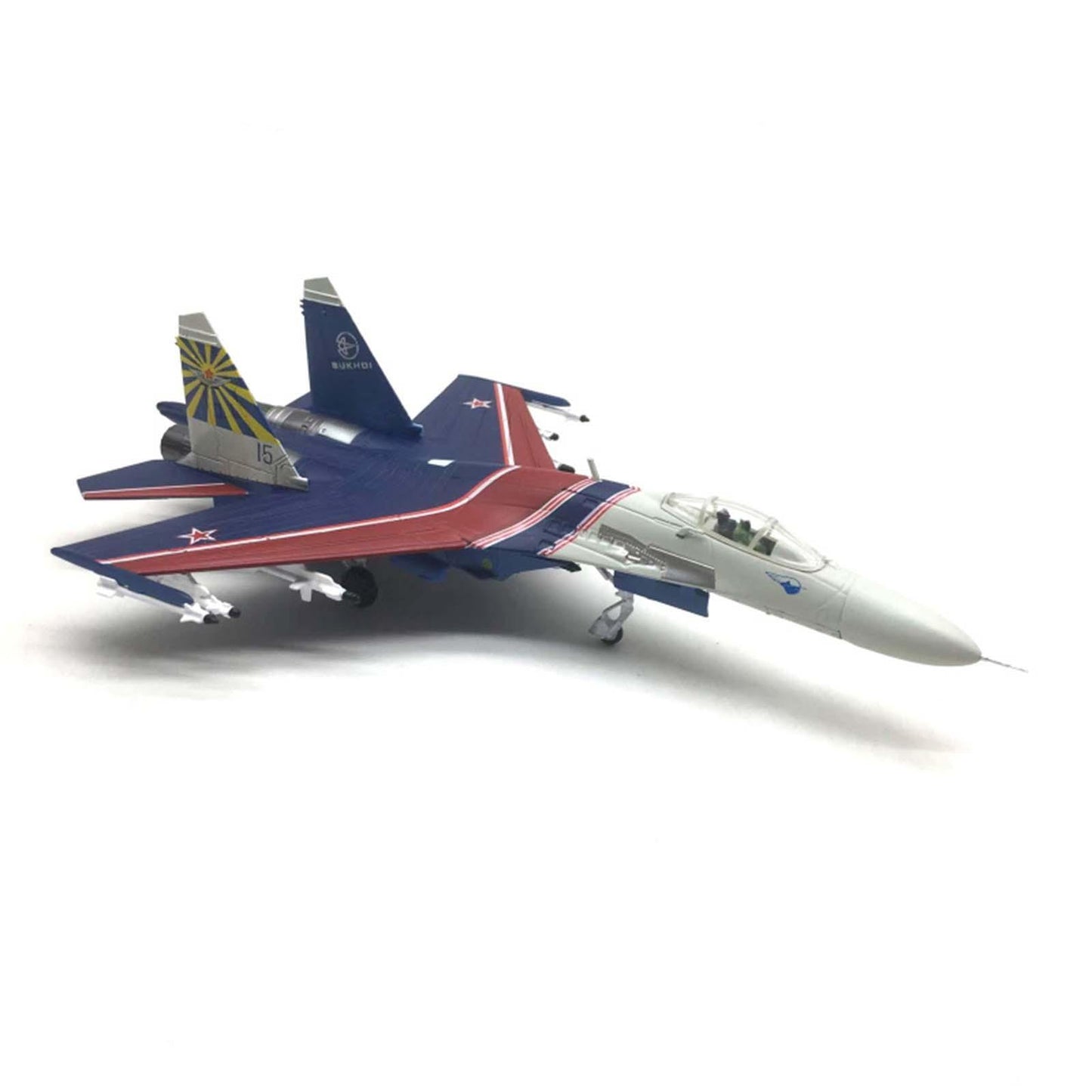 1/100 Russian Fighter Plane Fighter Model for Living Room Gift Collectibles