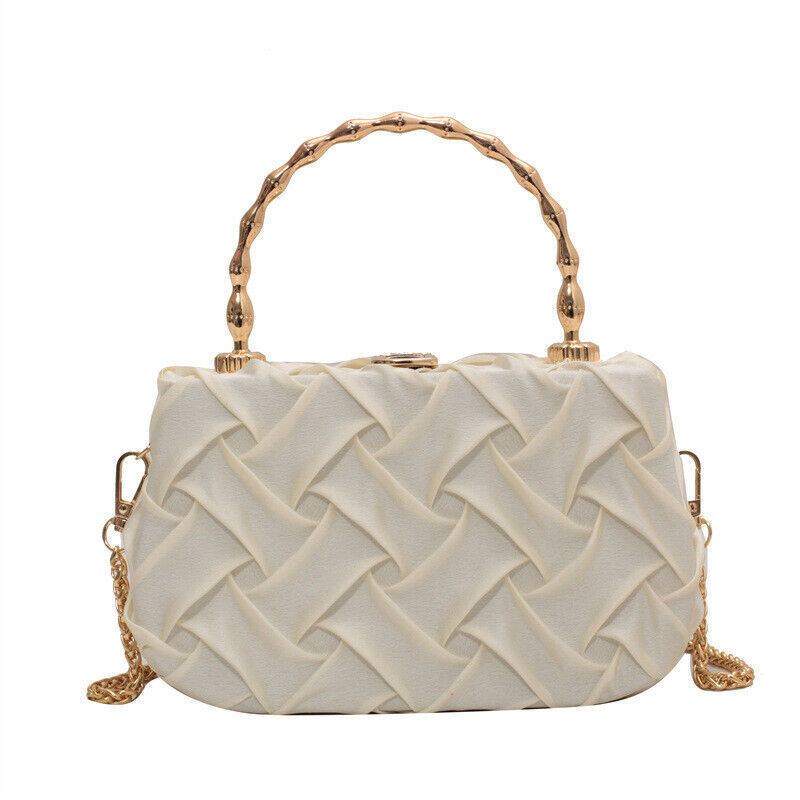 New fashion casual woven personality niche handheld crossbody box bag