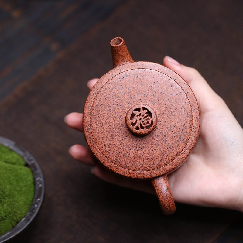 true yixing zisha tea pot HanWa pot Chinese kungfu master pot 220ml original ore