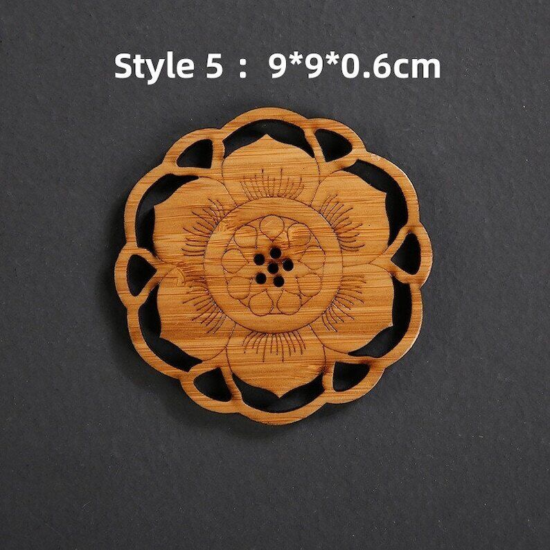 Creative Wood Tea Coasters|Coffee Coasters|Tea Accessories