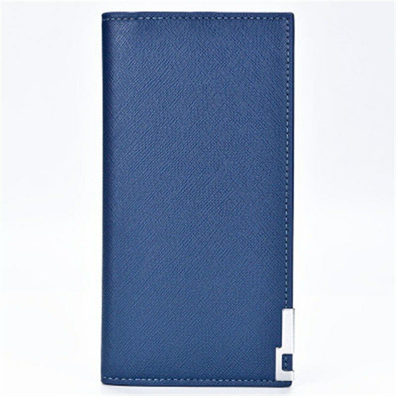 Card&ID Cash Clamps PU Leather Men's Wallet Money Clip Billfold Male Purse Bag
