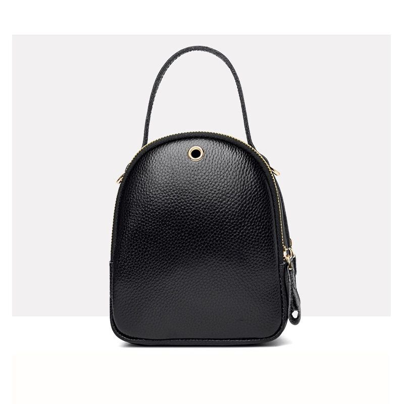 Messenger Purse Handbags Genuine Leather Vintage Casual Shoulder Bag 15*18*6.5CM