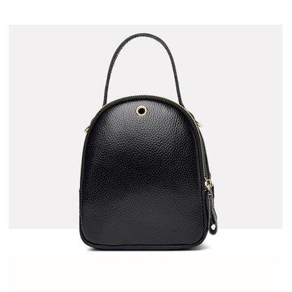 Messenger Purse Handbags Genuine Leather Vintage Casual Shoulder Bag 15*18*6.5CM