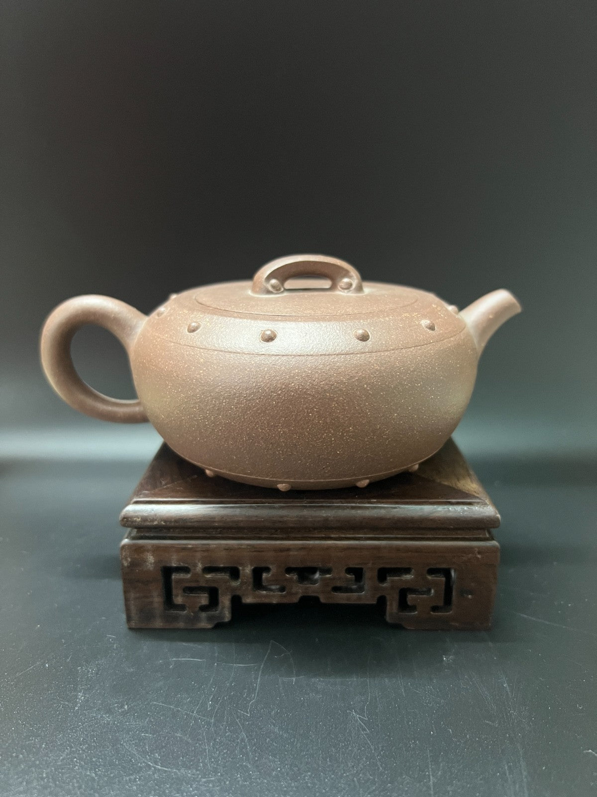 250cc chinese Yixing Handmade Zisha teapot Purple clay BianGu Hu Gongfu Tea Pot