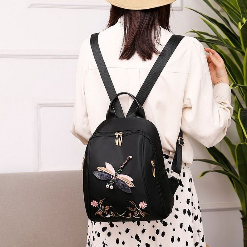 Summer Oxford Backpack High Quality Student School Bag Traveling Backpack 20-35L