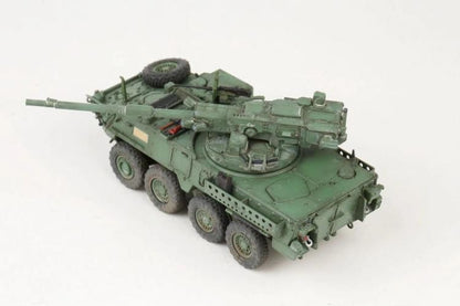 1/72 US M1128 Stryker Mobile Gun System with Baseplate Scene Finished Model