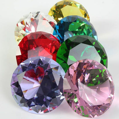 Crystal Diamond Big Glass Party Decoration Romantic Proposal Home Gift Fancy K9