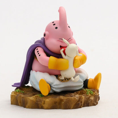 Anime Dragon Ball Majin Buu PVC Action Figure Model Toy Doll Lick The Dog ver