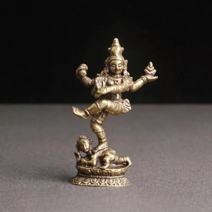 Brass Nepalese Four-Armed Buddha Statue Tibetan Buddhism Statue