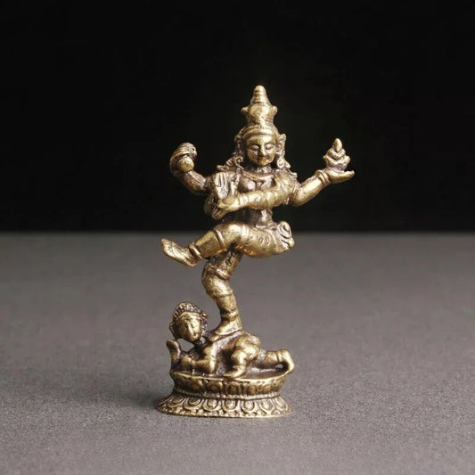 Brass Nepalese Four-Armed Buddha Statue Tibetan Buddhism Statue