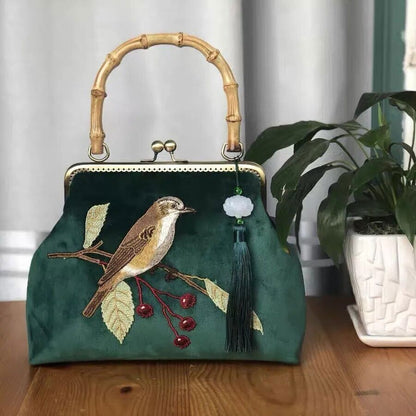 Bag Wood Hand Tote Women's Handbags Chain Women Shoulder Crossbody Bag Bags