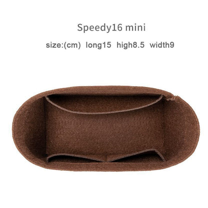 Felt Insert Bag Organizer Handbag Liner Pouch Cosmetics Makeup Bag 18*3*23CM 1PC