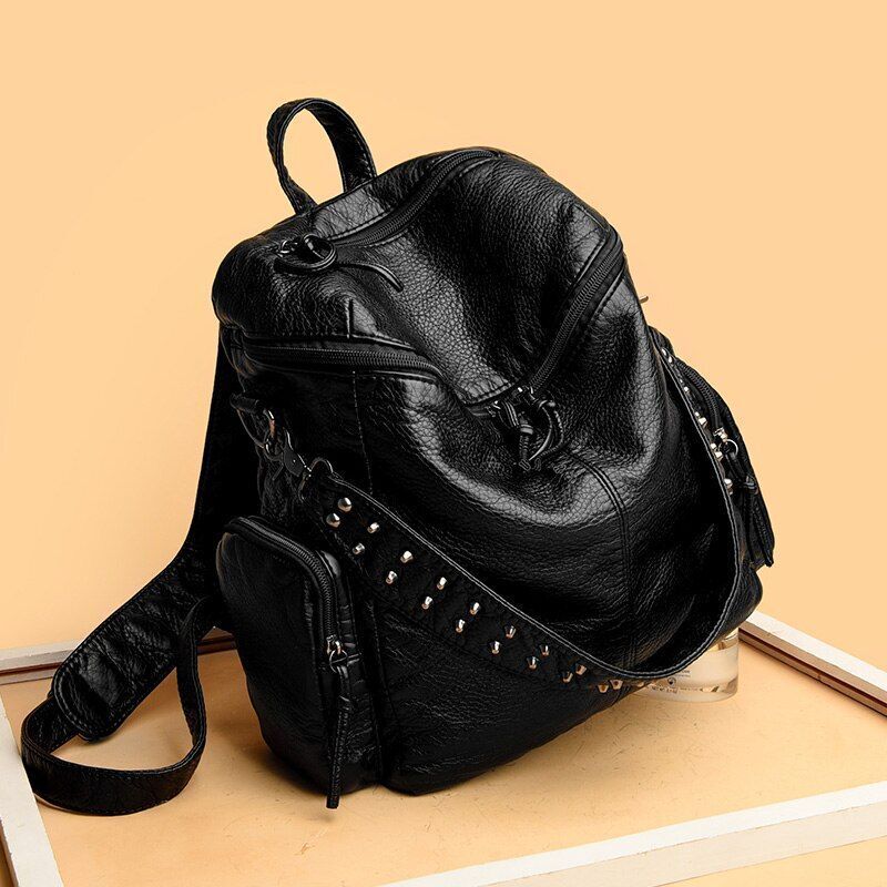 Backpacks Soft Big Luxury Anti-theft Travel Bags Large School Purse 28*13*34 CM