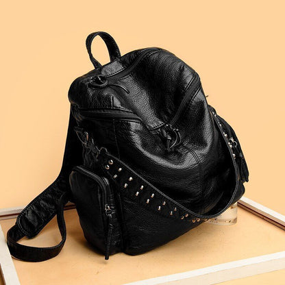 Backpacks Soft Big Luxury Anti-theft Travel Bags Large School Purse 28*13*34 CM