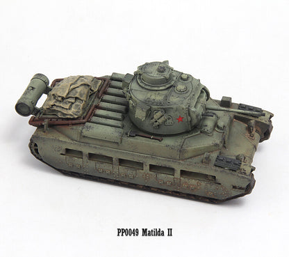 1/72 British Matilda 2 Tank Model Soviet Model