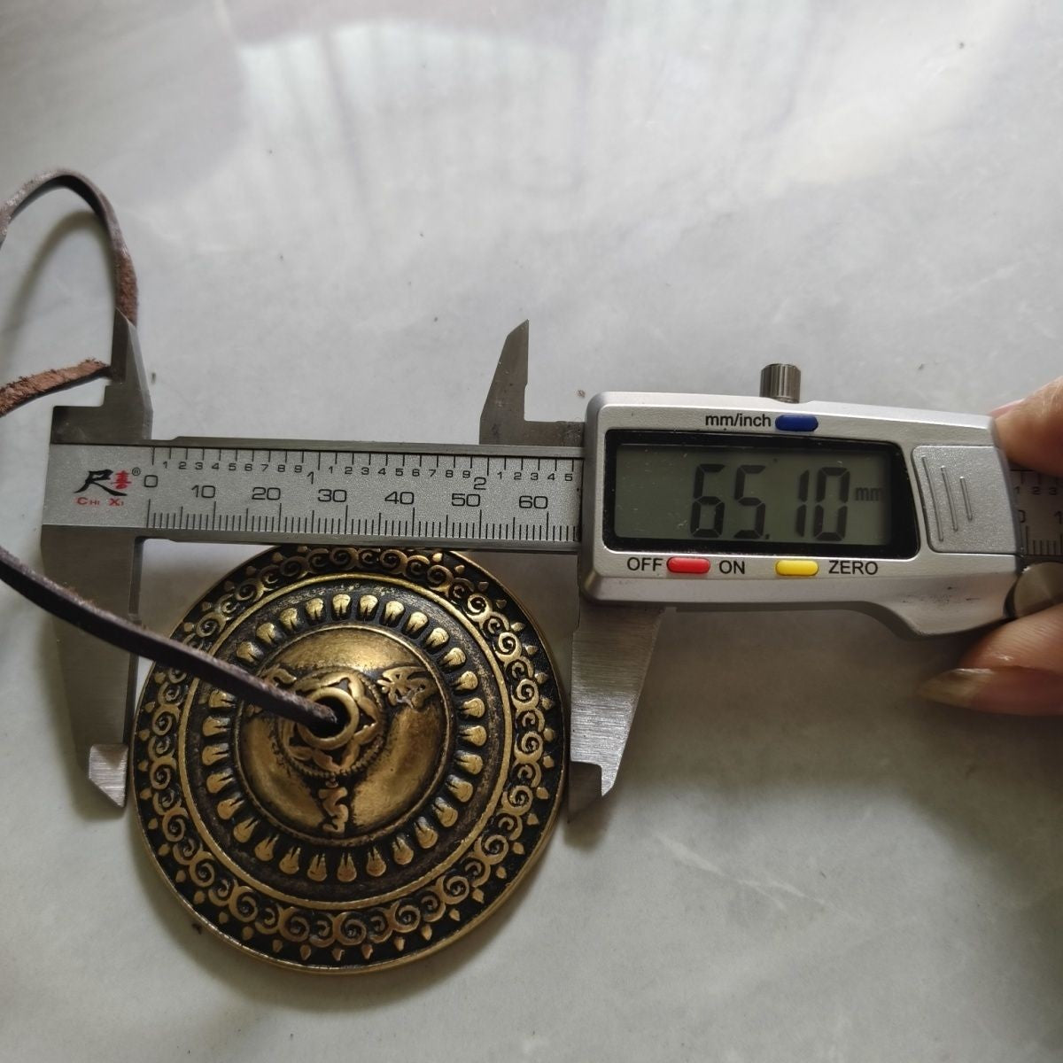 Nepalese Handmade Brass Tingsha Cymbals Tibetan Bell Chime Percussion Instrument