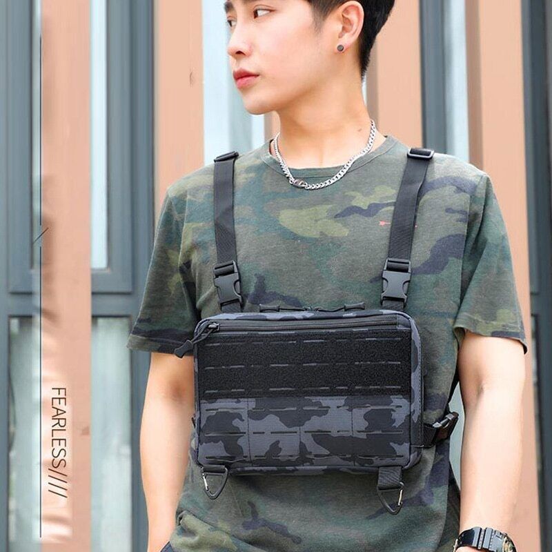 Tactical Chest Bag Men's Vest Bag Army System Kit Bag Backpack Backpack