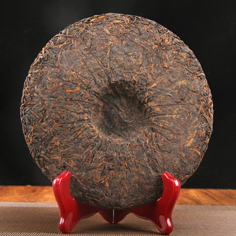 Puerh Ripe Tea Golden Bud Banzhang Puerh Tea Cake Ancient Ripe Tea 357g/12.59oz