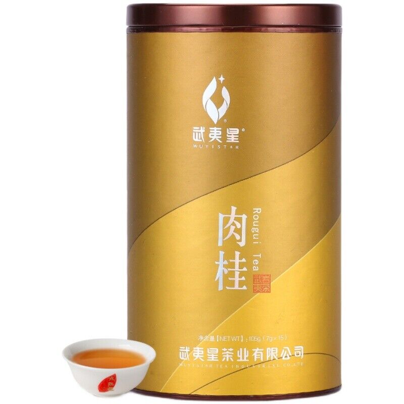 Wuyi Star New Rougui Rou Gui Cinnamon Fujian Wu Yi Oolong Rock Tea Yan Cha 105g