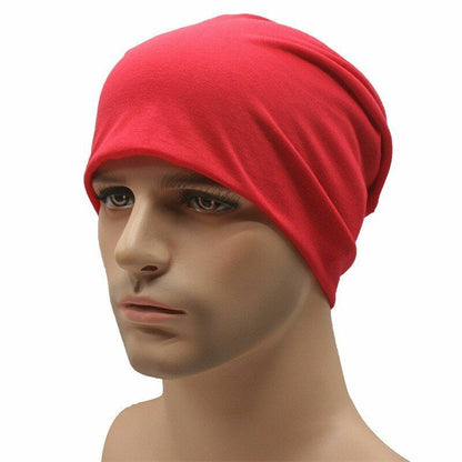 Fashion Bonnet Hat Autumn Knitted Solid Color Beanie Spring Casual Soft Turban
