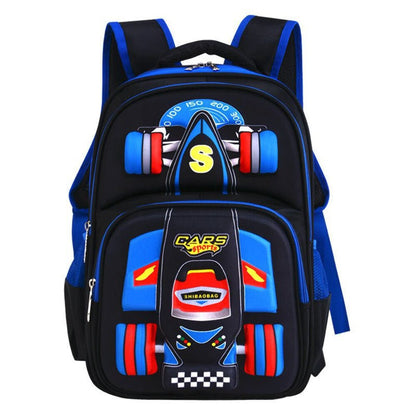 Boys Trolley School Bag – 3D Car Design, Large Capacity