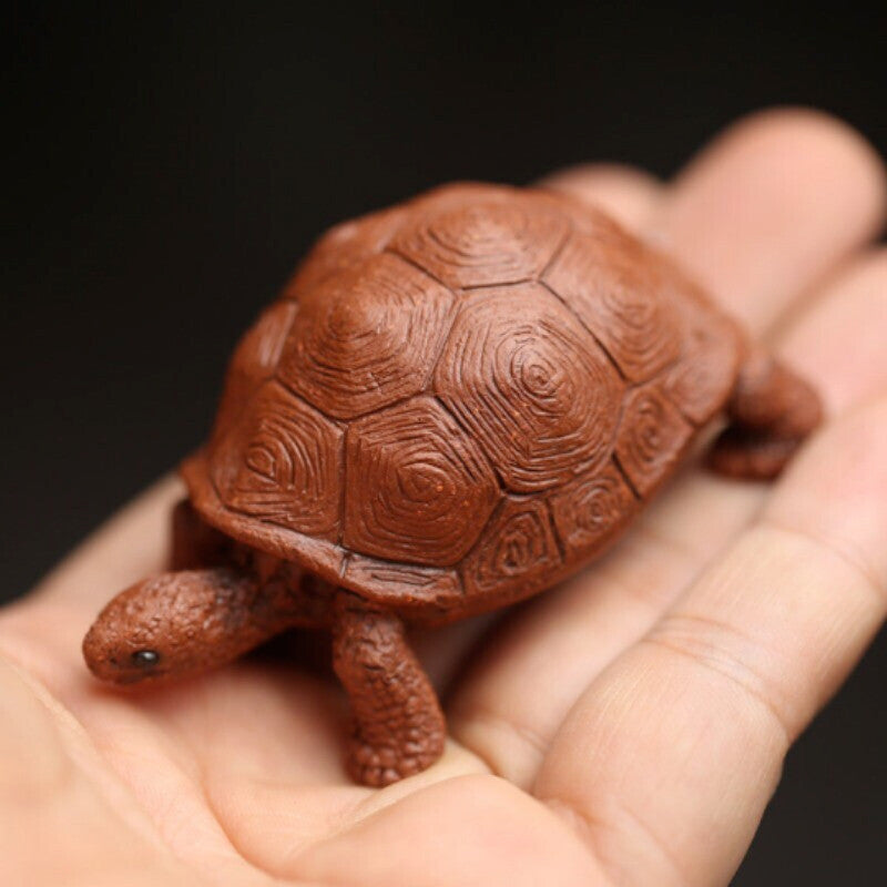 Purple Clay Tea Accessories Turtle Tea Pet Home Decor