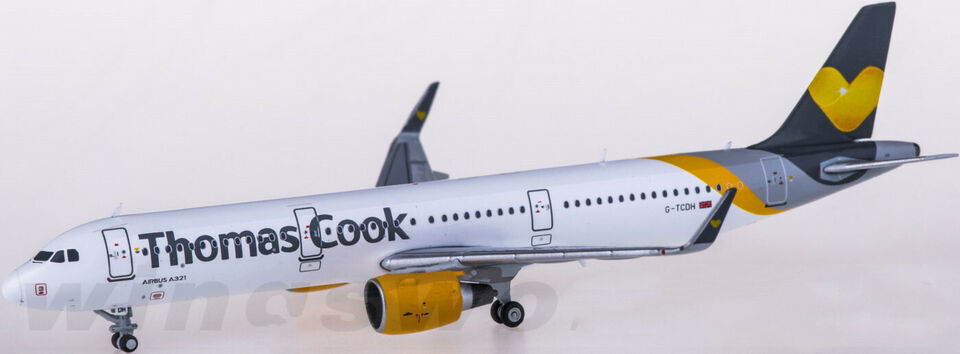 1:400 JC Wings Thomas Cook AIRBUS A321 Passenger Airplane Diecast Aircraft Model