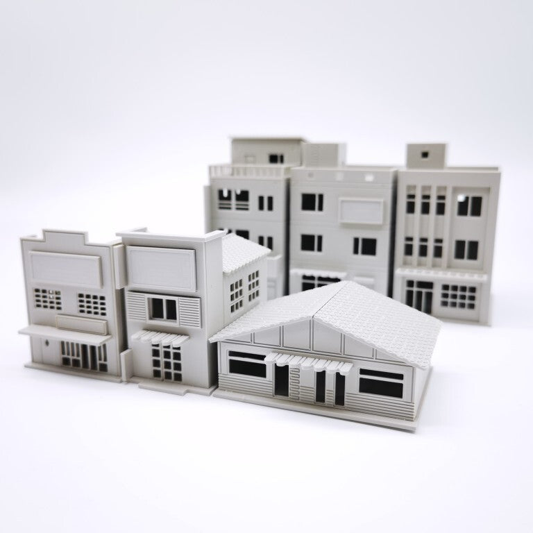 1/87 Japanese Architectural Model Nagoya Hut Scene Model for Scene Model