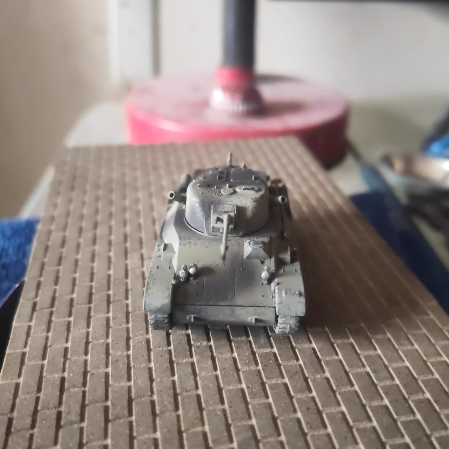 Homemade 1/72 British M22 Airborne Tank Finished Model Static Ornament Toys