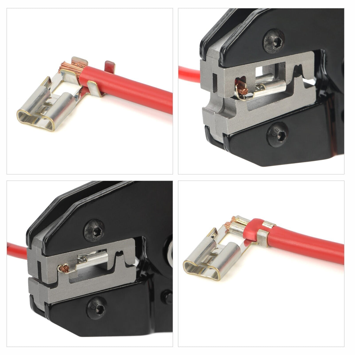 IWISS HS-05FL Wire Stripper Ratchet Crimping Plier Crimping Tool 4.8-6.3mm2