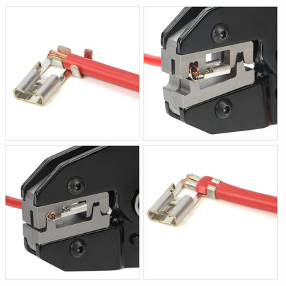 IWISS HS-05FL Wire Stripper Ratchet Crimping Plier Crimping Tool 4.8-6.3mm2