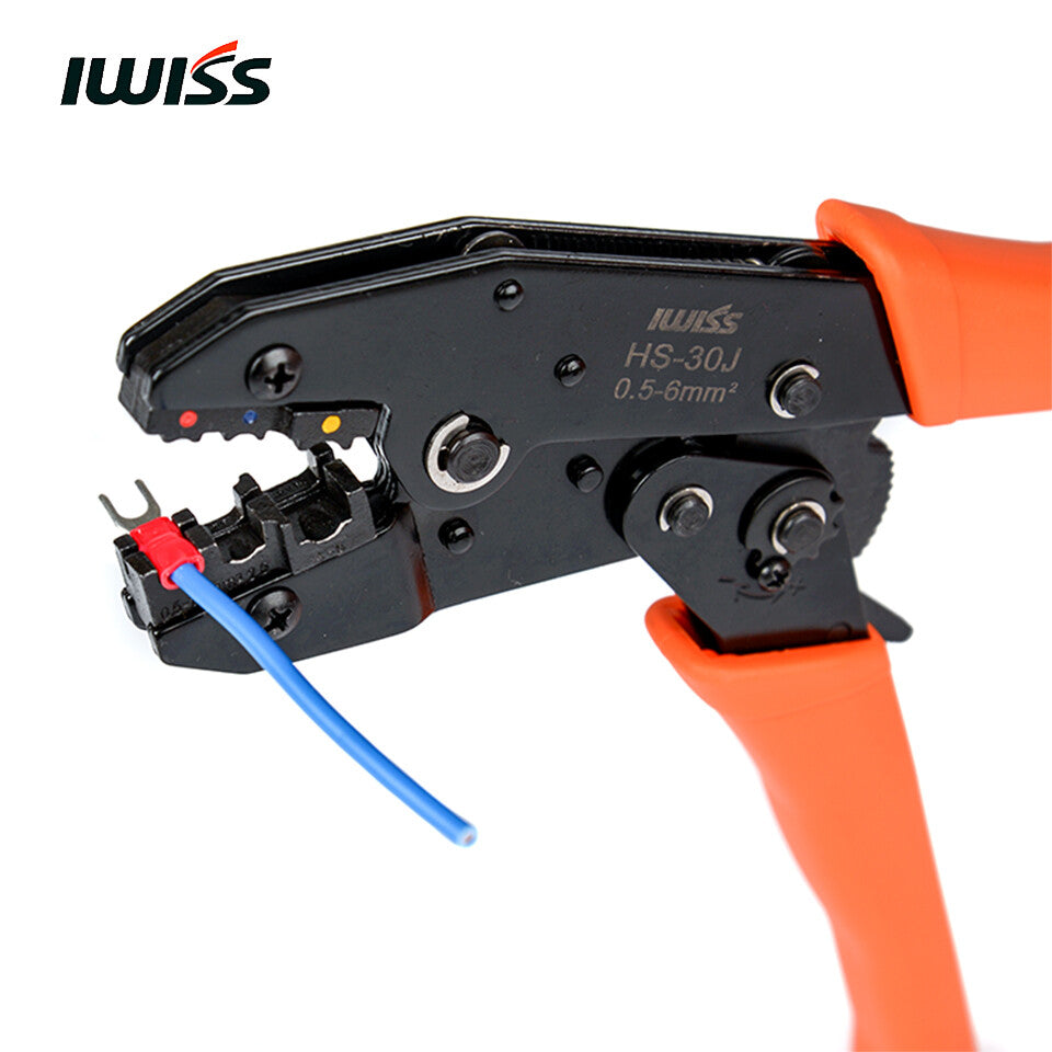 IWISS IWS-30J Crimping Tool Kit HS-30J Crimper FSA-0626 Stripper with Die Set